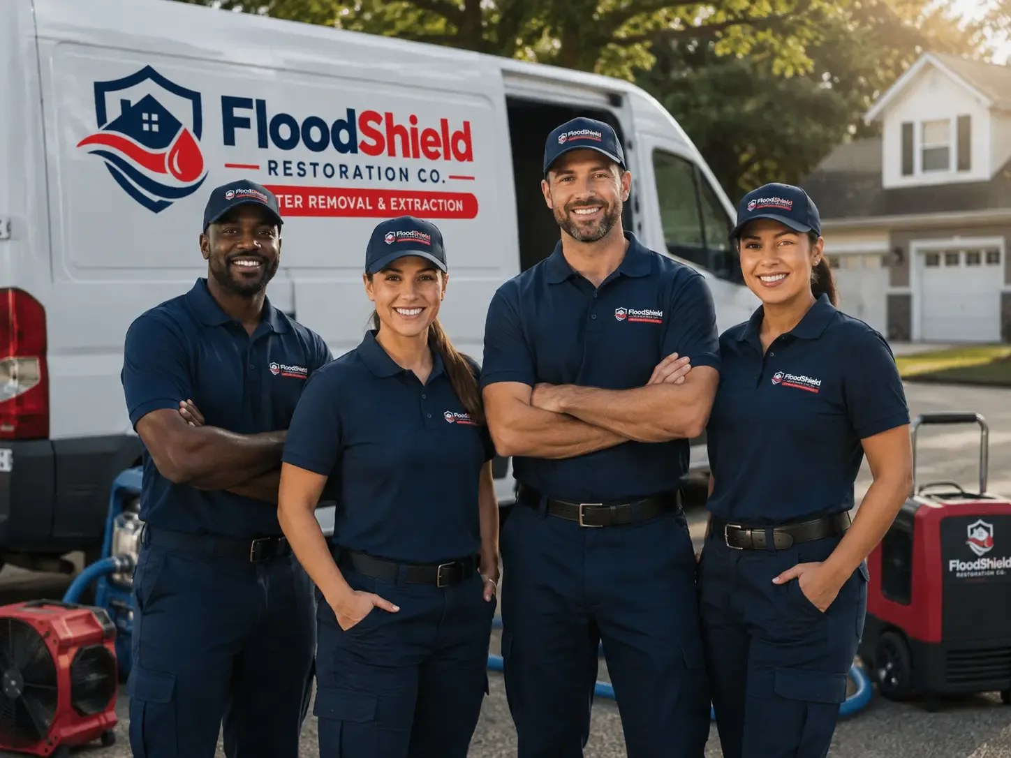 Flood Damage Restoration company in King, WI